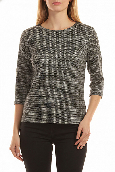 Vzorovaná  Halenka Černobílá Vel. 44