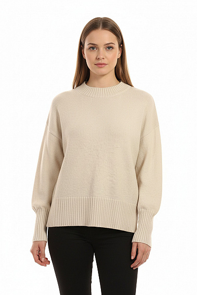 Dámský Pulovr Béžový Vel. M