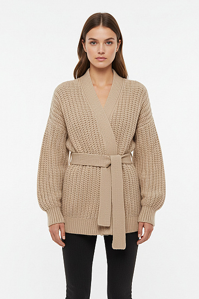 Dámský Cardigan Béžový Vel. S