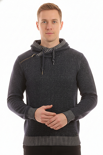 Pánský Pulovr Modrý Vel. M