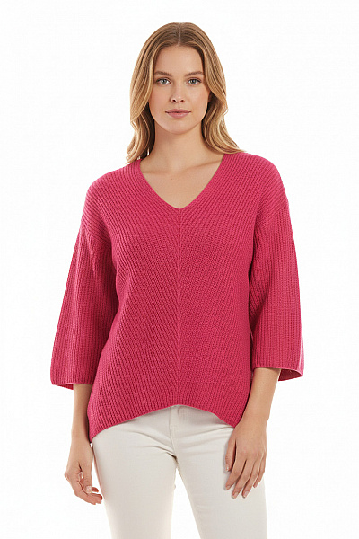 Dámský Pulovr Růžový Second Hand Vel. M