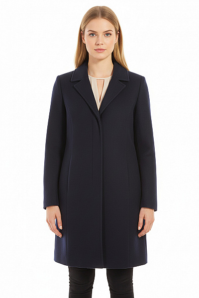 VERO MODA Dámský Dlouhý Kabát Modrý Vel. M