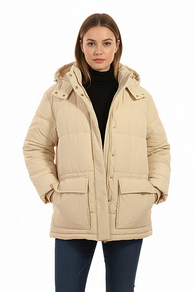 CLOCKHOUSE Dámská Bunda Béžová Vel. 40