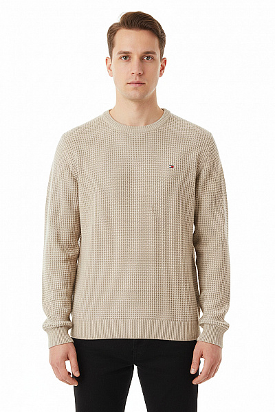 Pánský Pulovr Šedý TOMMY HILFIGER Vel. S