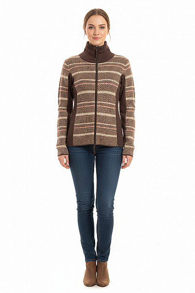 Gollehaug Dámský Cardigan Hnědý Second Hand Vel. 38