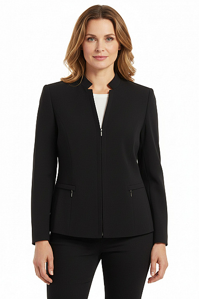 GERRY WEBER Dámské Sako Černý Second Hand Vel. 44