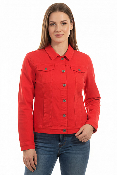 Dámská Bunda Červená Vel. M