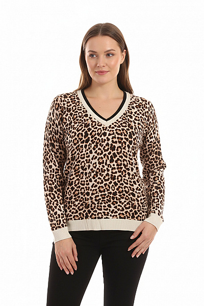 COMMA Dámský Svetr Hnědý Vel. 38