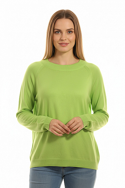Dámský Pulovr Zelený Street One Second Hand Vel. 42