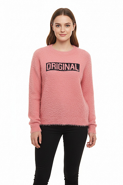 Dámský Svetr Růžový Vel. S