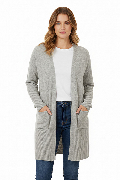 Dámský Cardigan Šedý Canda Vel. L