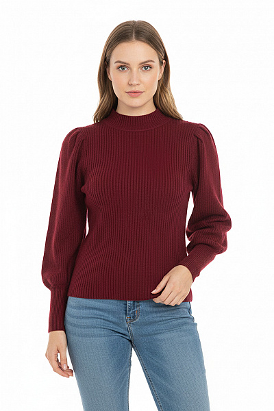 Dámský Svetr Vínový ONLY Vel. L