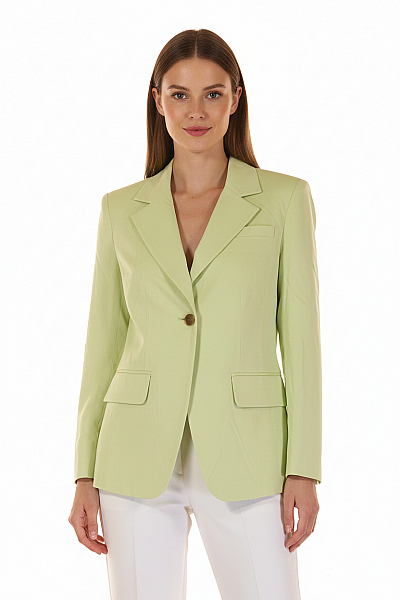 Dámské Blejzr Hedvábný Zelený Vel. 36