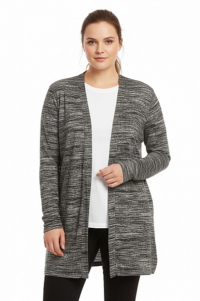 CLOCKHOUSE Dámský Cardigan Šedý