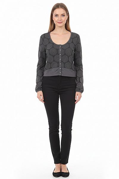 Yest Dámský Cardigan Šedý Vel.  S