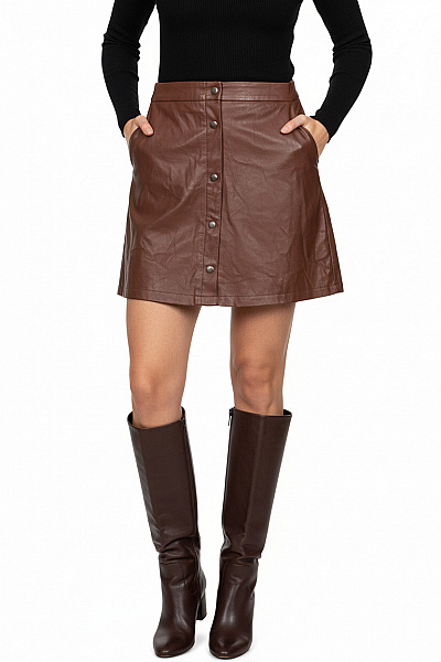 CLOCKHOUSE  Sukně áčková Hnědá Vel. 42