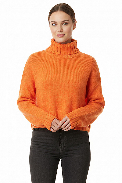 Dámský Svetr Oranžový Vel. L