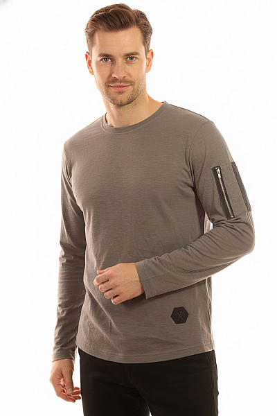 Pánské Tričko Šedé Second Hand