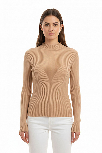 Dámské Tričko Béžové Vel.  M