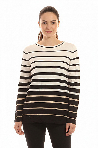 GERRY WEBER Dámský Svetr Černobílý