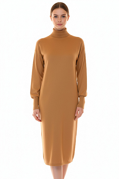 Boohoo  Šaty Pletené Hnědé Vel. S