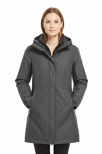 Dámská Bunda Šedá Tchibo Vel. 36