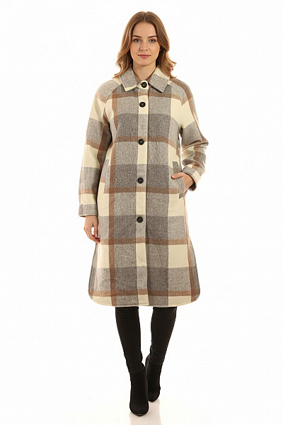 Dámský Kabát Béžový Takko Second Hand Vel. 34