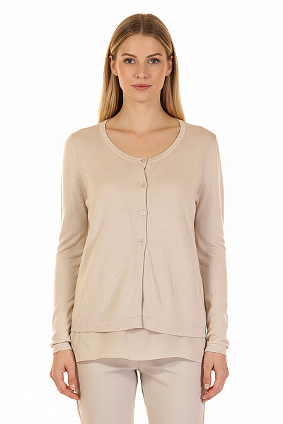 S.OLIVER Dámský Pulovr Béžový Vel. 36