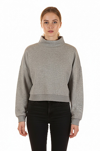 ONLY Dámská Mikina Bez Zapínání Šedá Second Hand Vel. S