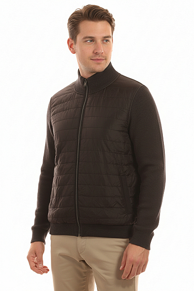 CHARLES VÖGELE Pánský Cardigan Černý Second Hand