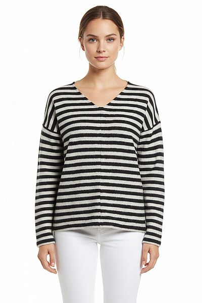 COMMA Dámský Pulovr Černobílý Second hand Vel. S