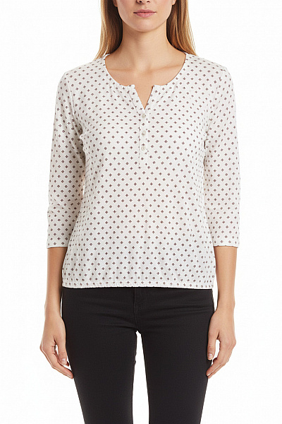 Dámské Tričko S Potiskem Bílé Vel. 40