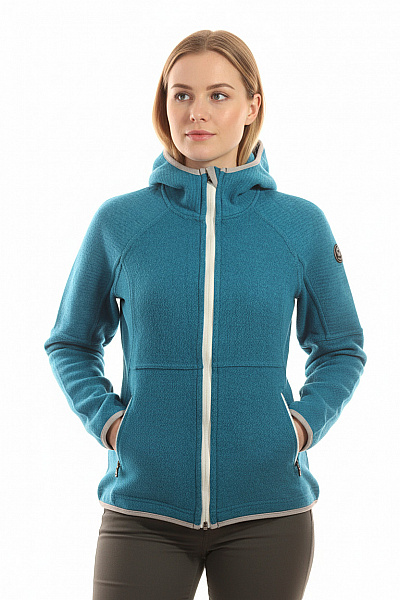Dámská Mikina Vlněná Modrá GIESSWEIN Second Hand Vel. 42