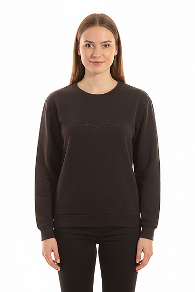 ARMANI Dámská Mikina Bez Zapínání Černá Vel. 40