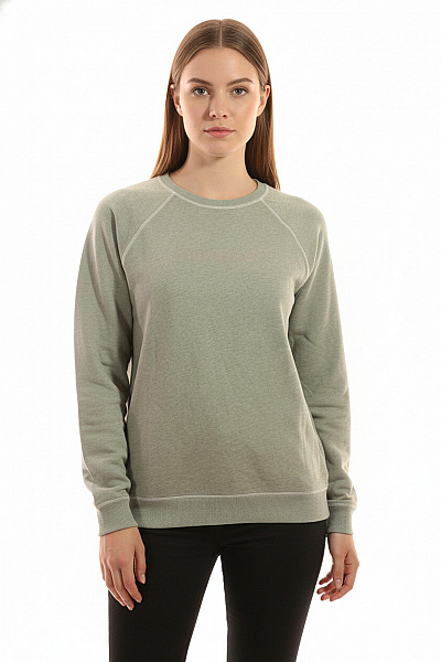 Dámská Mikina Bez Zapínání Zelená Second Hand Vel. S