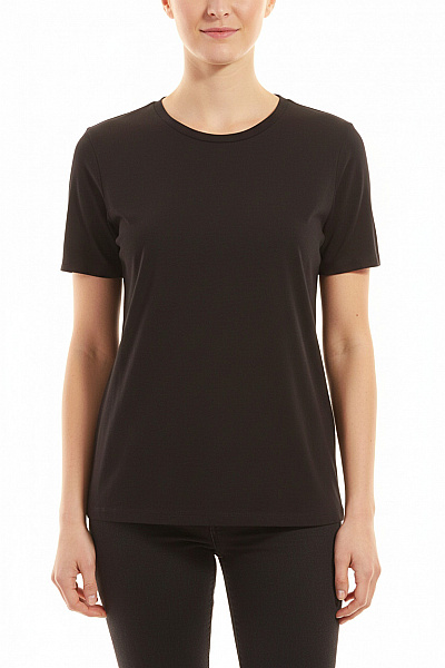 Dámské Tričko Černé Second Hand Vel. M