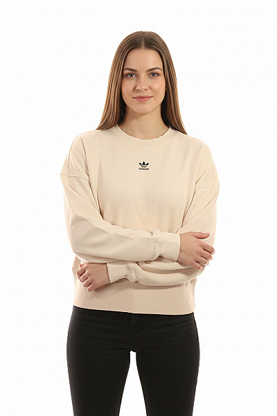 Funkční Dámská Mikina Béžová ADIDAS Vel. M