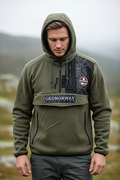 Norway Pánská Mikina Khaká Second Hand Vel. XL