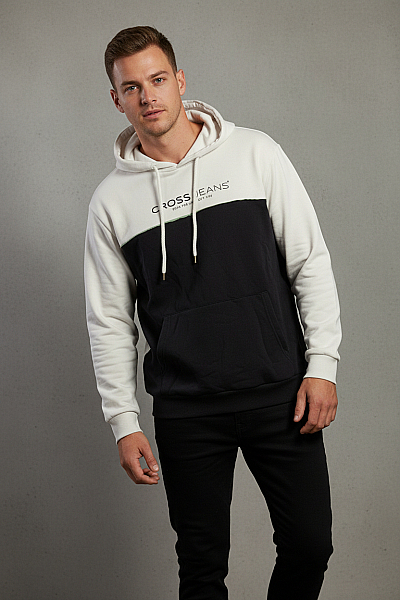 Pánská Mikina Bez Zapínání Modrá CROSS Second Hand Vel. XXL