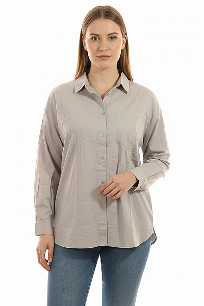 Společenská Dámská Košile Šedá Vel. L