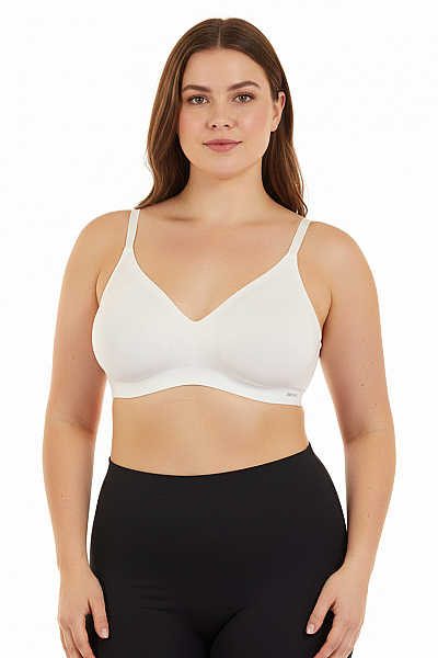 Skiny Dámské Podprsenka Bílá Second hand Vel. XL