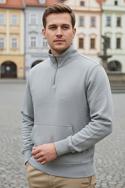 Calvin Klein Pánská Mikina Šedá Vel. L