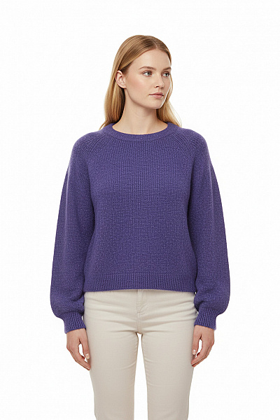 Dámský Pulovr Fialový COMMA Vel. 36
