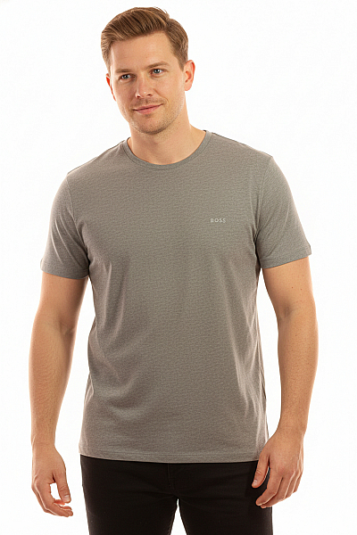 Jednoduché Pánské Tričko Šedé Hugo Boss Second Hand Vel. XXL