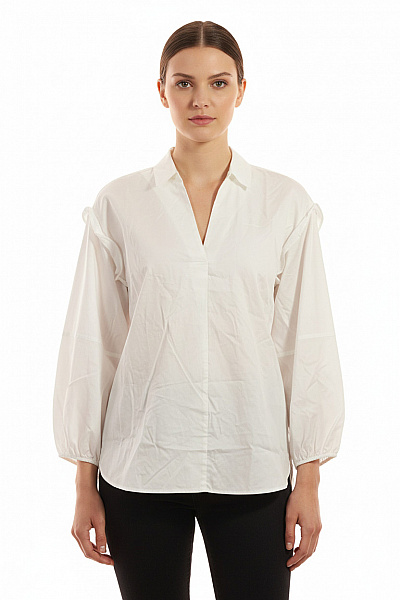 S.OLIVER  Halenka Jednobarevná Bílá Second Hand Vel. 38