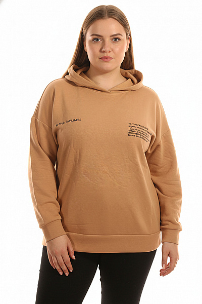 Cartoon Dámská Mikina Hnědá Vel. XL