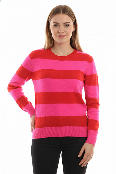 Dámský Pulovr Kašmírový Barevný Zwillingsherz Vel. M