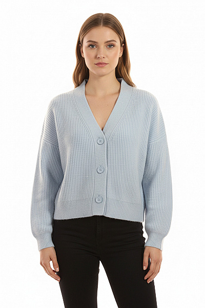 Dámský Svetr Vlněný Modrý COMMA Vel. 38