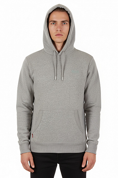 Pánská Mikina Bez Zapínání Šedá SUPERDRY Vel. S