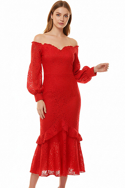 Šaty Červené Little Mistress Vel. 36